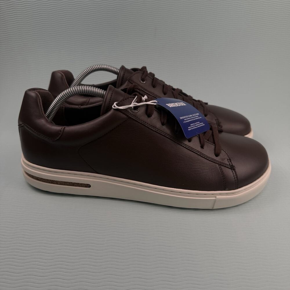 Birkenstock Bend Men Shoes Sz 11 Brown Leather Lace Up Low Top Round Toe Sneaker